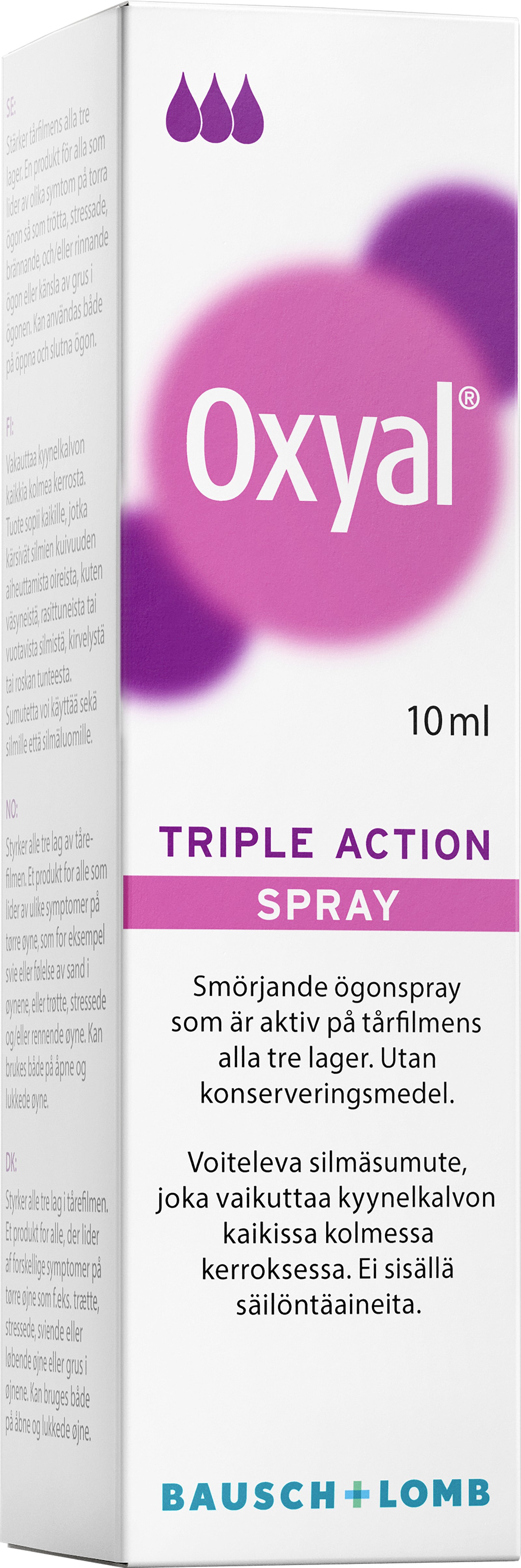 Oxyal Triple Action Spray 10 ml