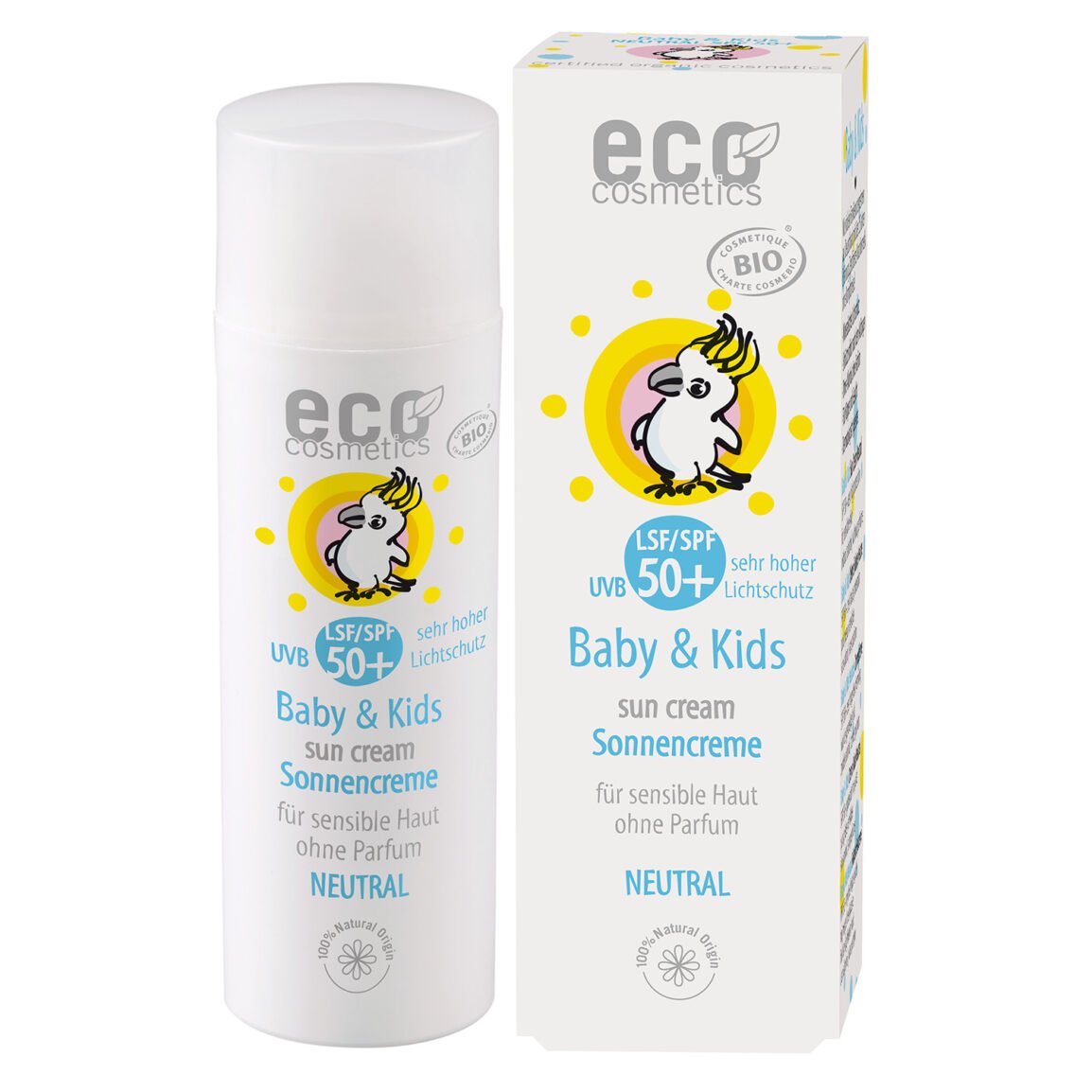 Eco Cosmetics Baby & Kids Neutral Solkräm SPF50+ 50 ml