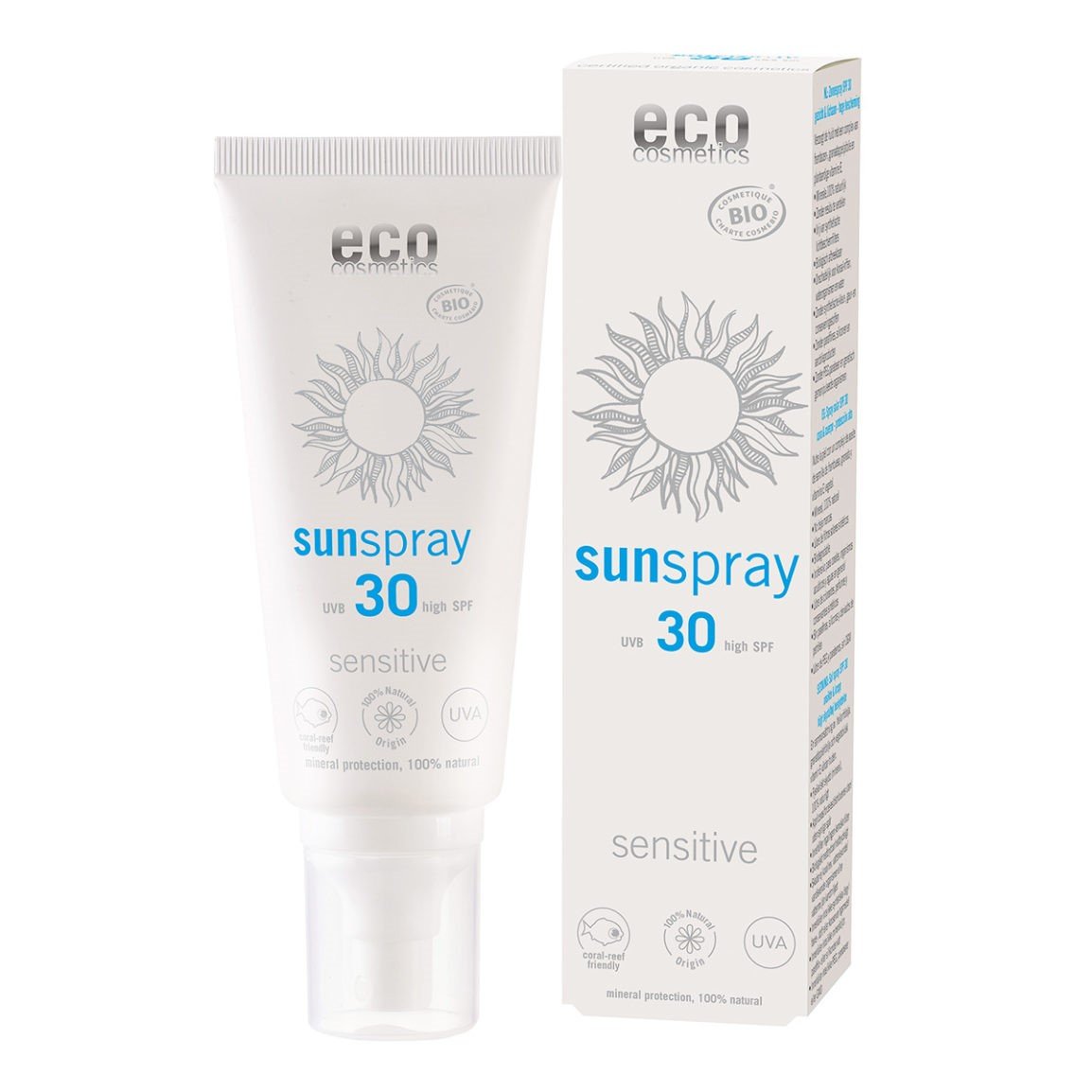 Eco Cosmetics Sensitiv Solspray SPF30 100 ml