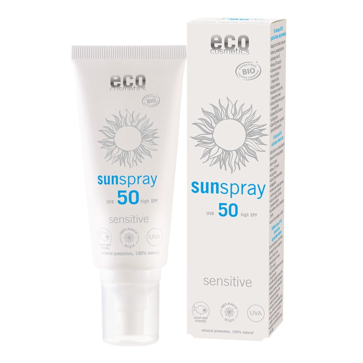 Eco Cosmetics Solspray SPF50 Sensitive 100 ml