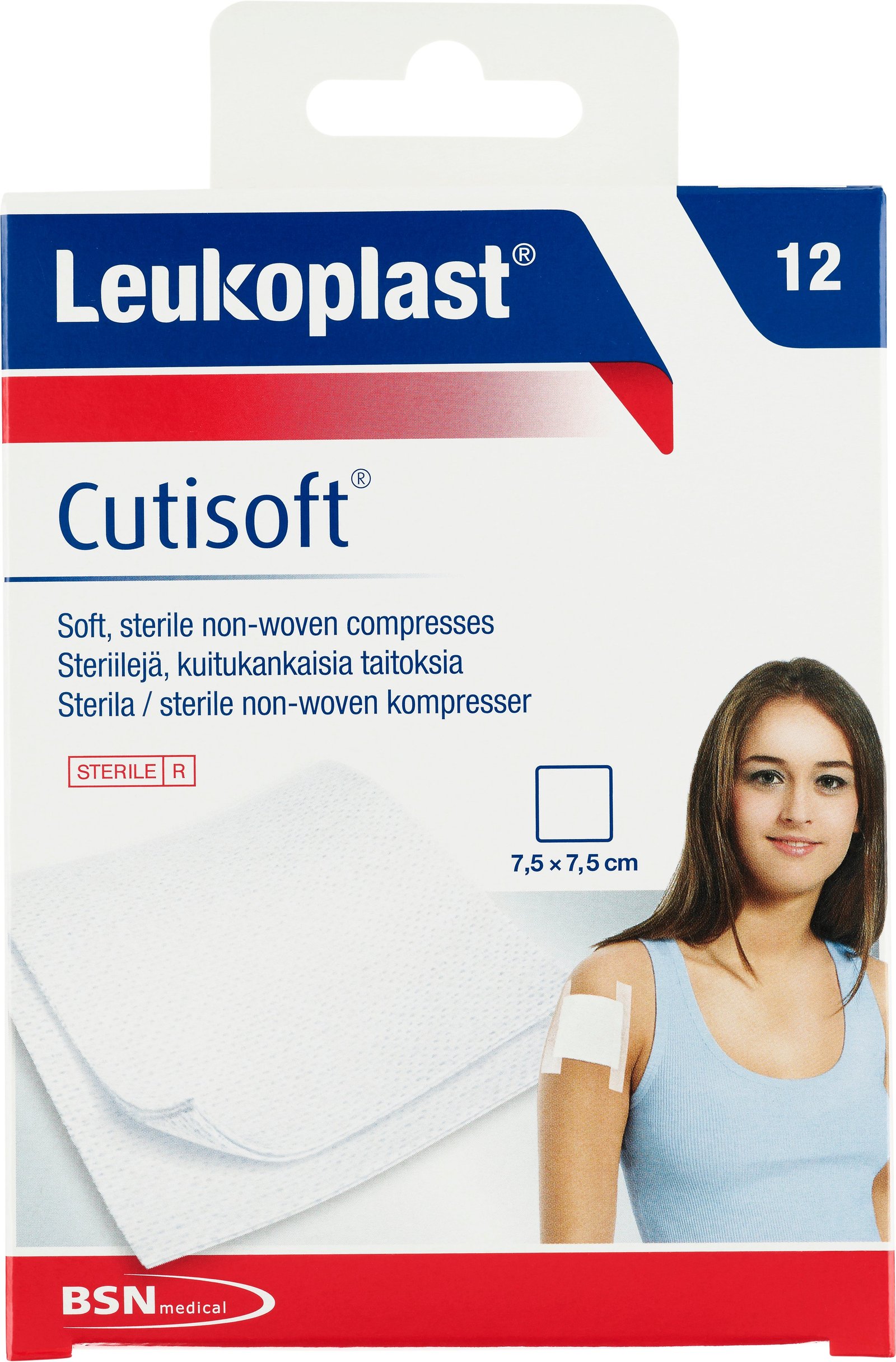 Leukoplast Cutisoft kompress 12 st