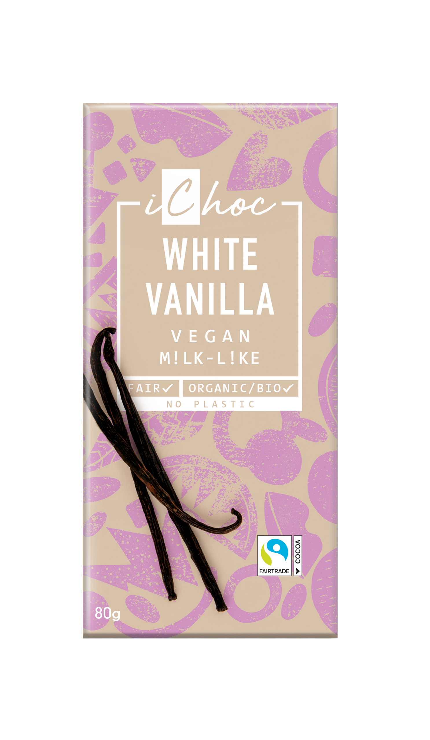 iChoc White Vanilla Vegan 80g