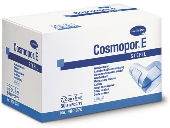 Cosmopor E sterilt själv 7,2x5 50 st