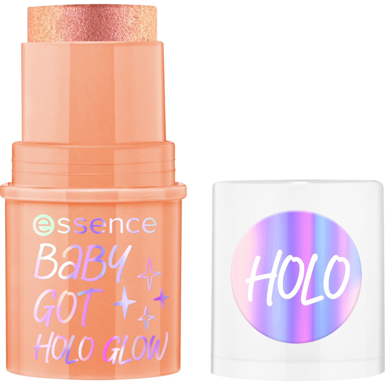 essence Baby Got Holo Glow Highlighter Stick 10 Apricotly