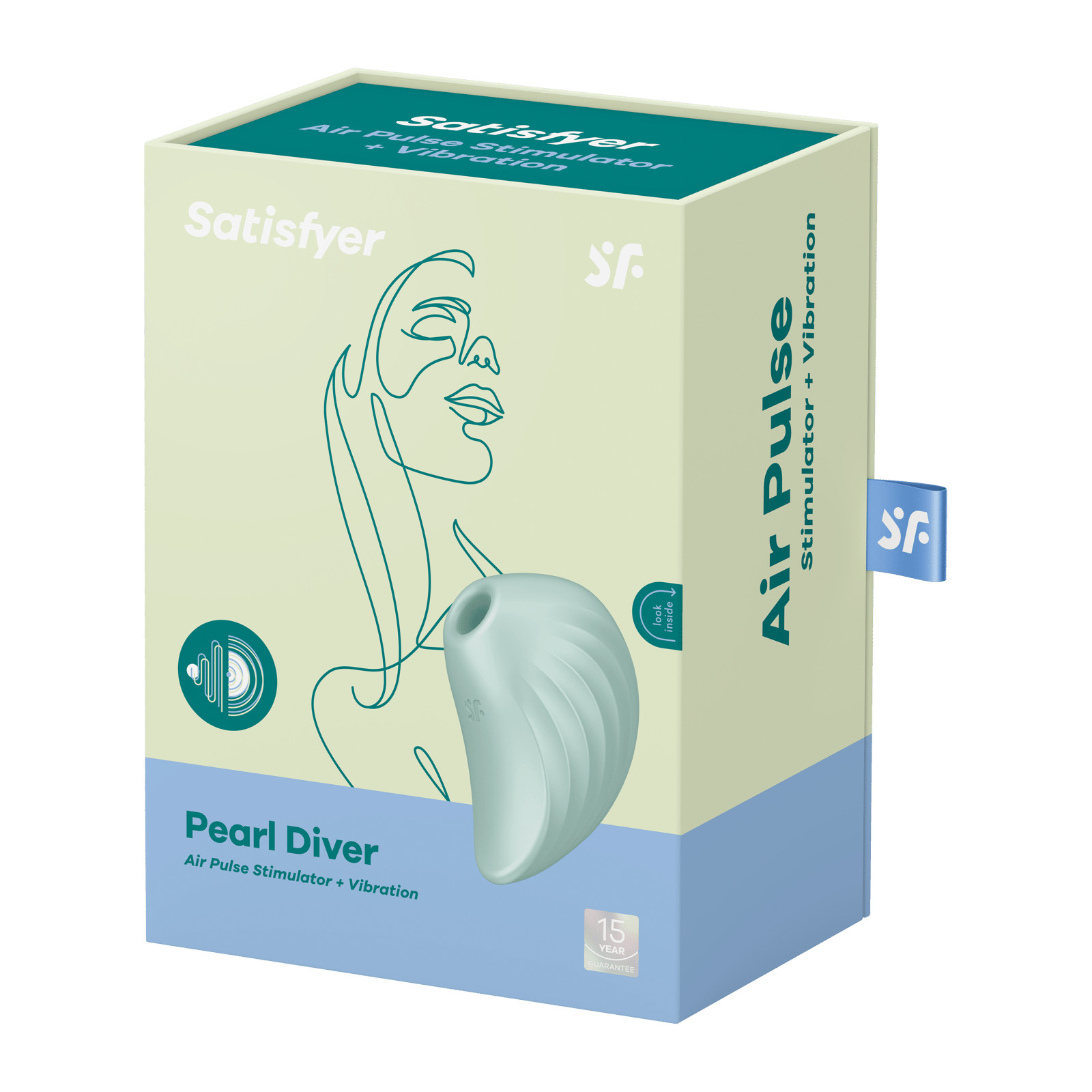 Satisfyer Pearl Diver Mint Lufttrycksvibrator 1 st