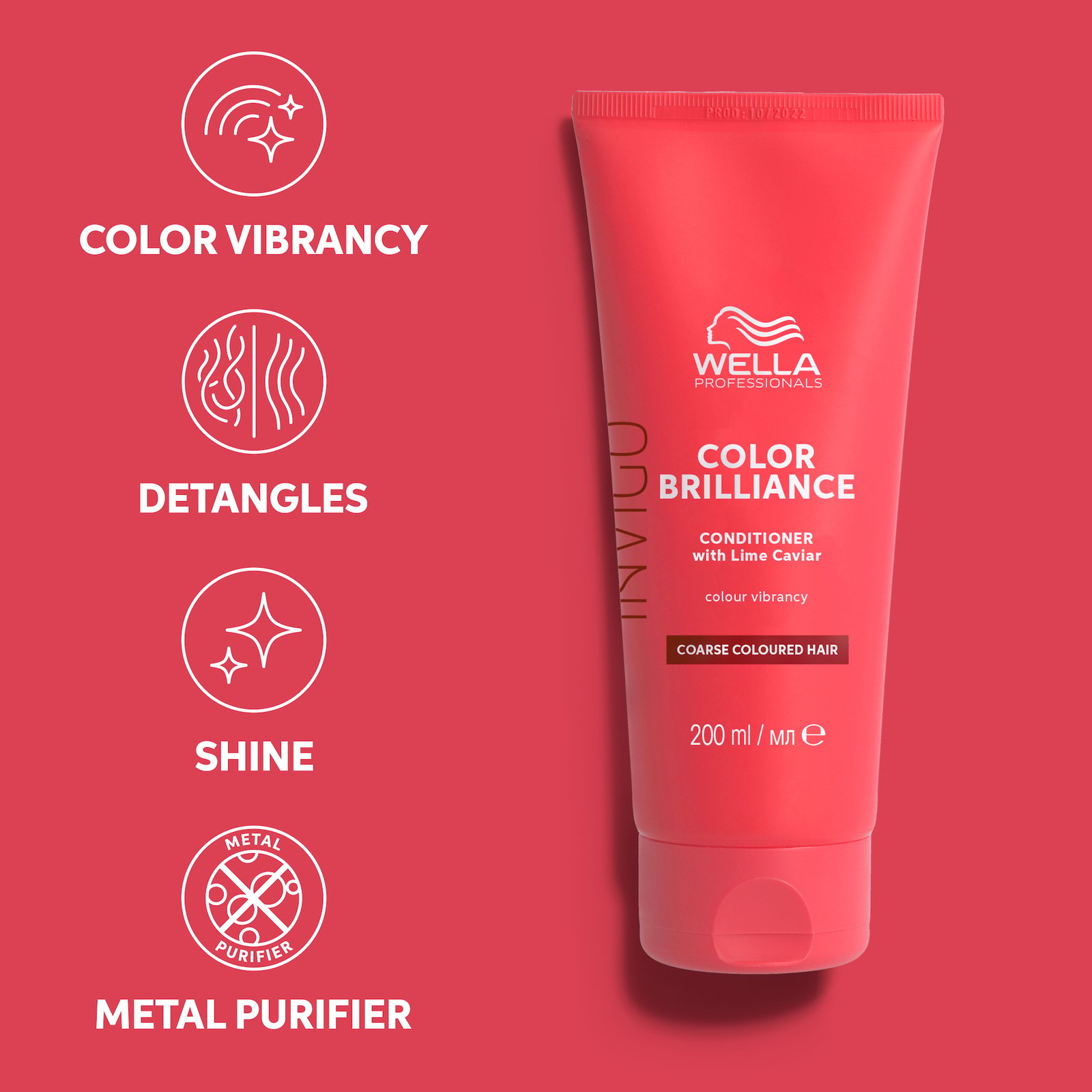 Wella Professionals Invigo Color Brilliance Conditioner Coarse Hair 200 ml