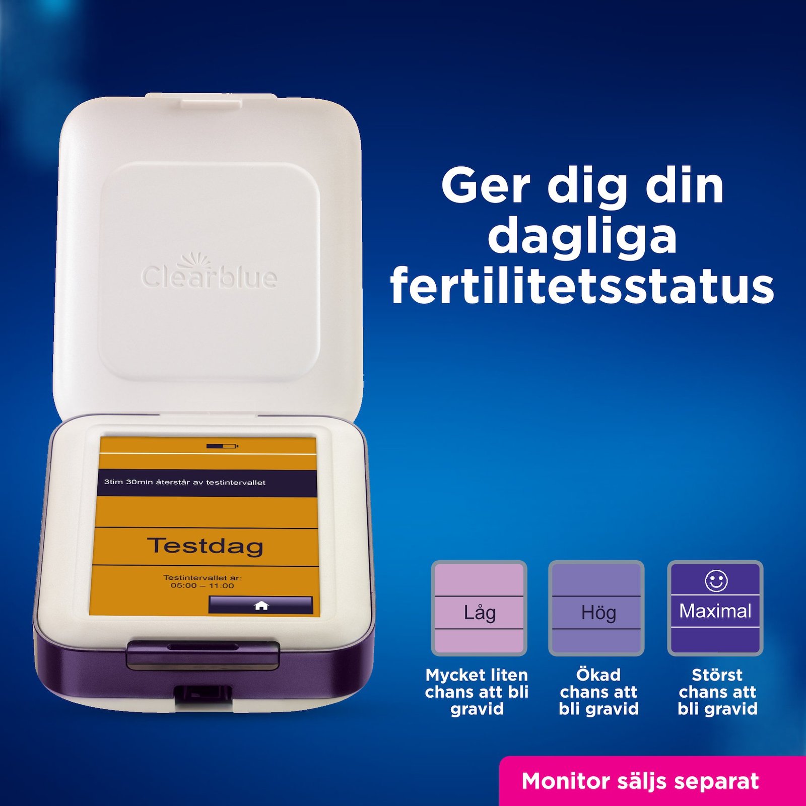 Clearblue Advanced Fertility Teststickor till Monitor 24 st