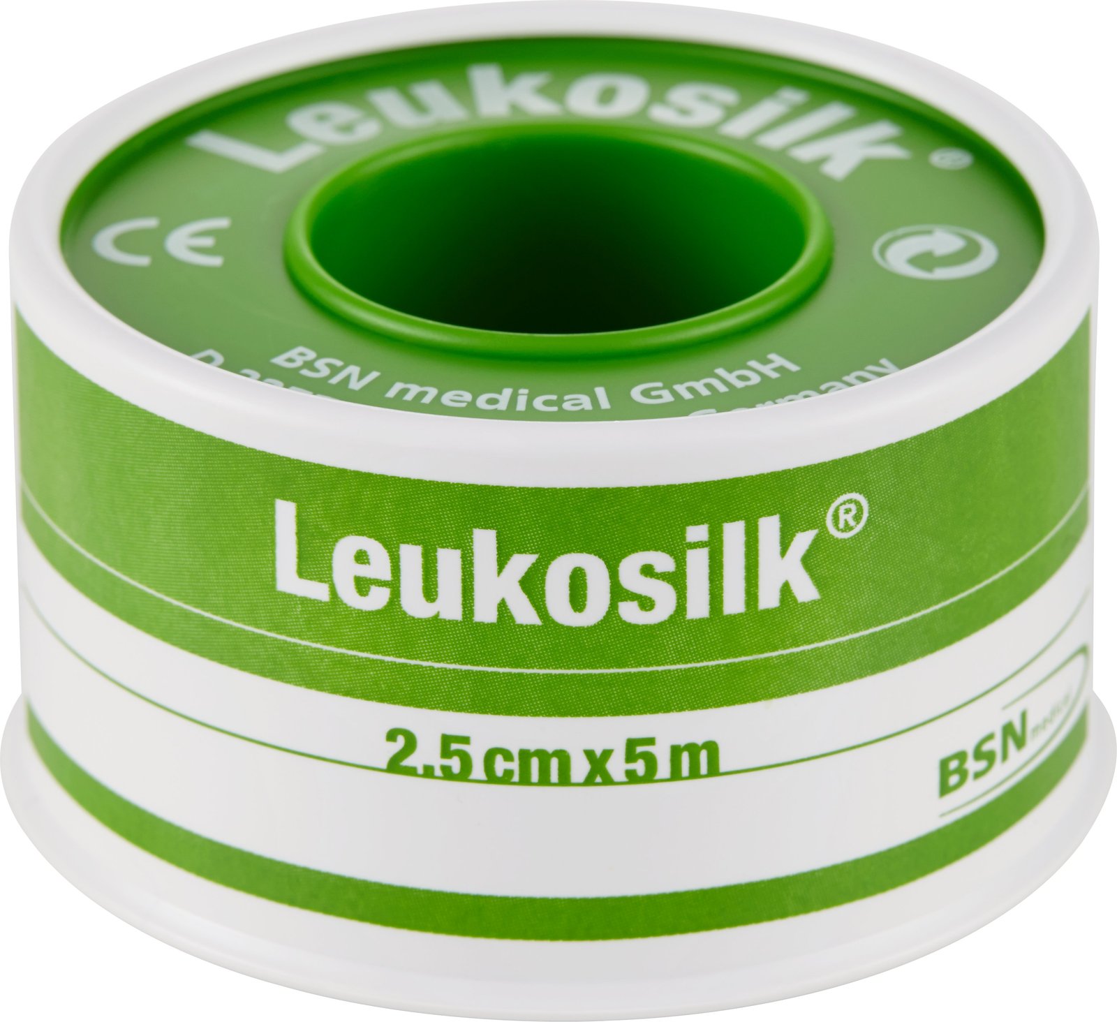 Leukosilk Silkeshäfta 2,5 cm x 5 m