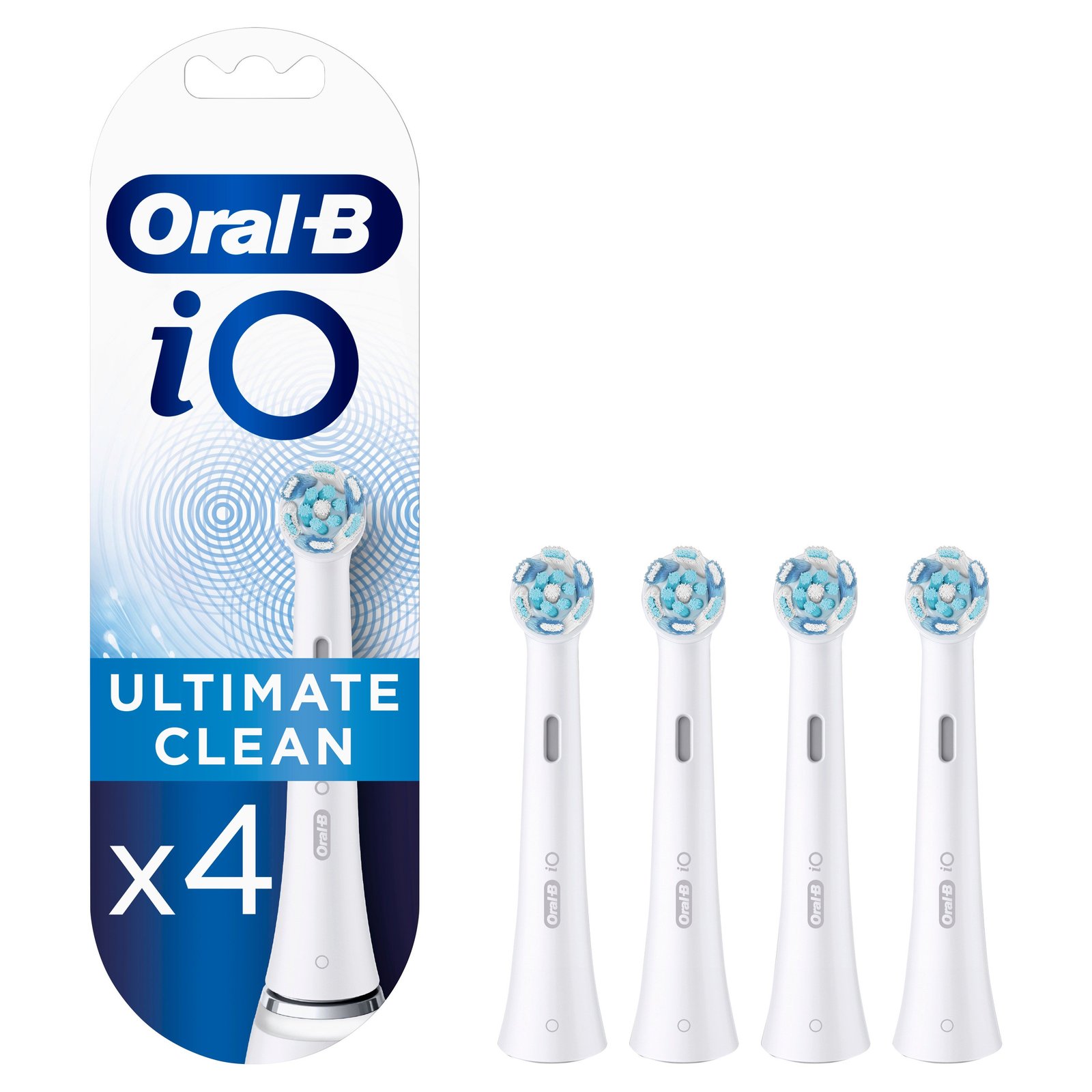 Oral-B iO Ultimate Clean Tandborsthuvud Vit 4 st