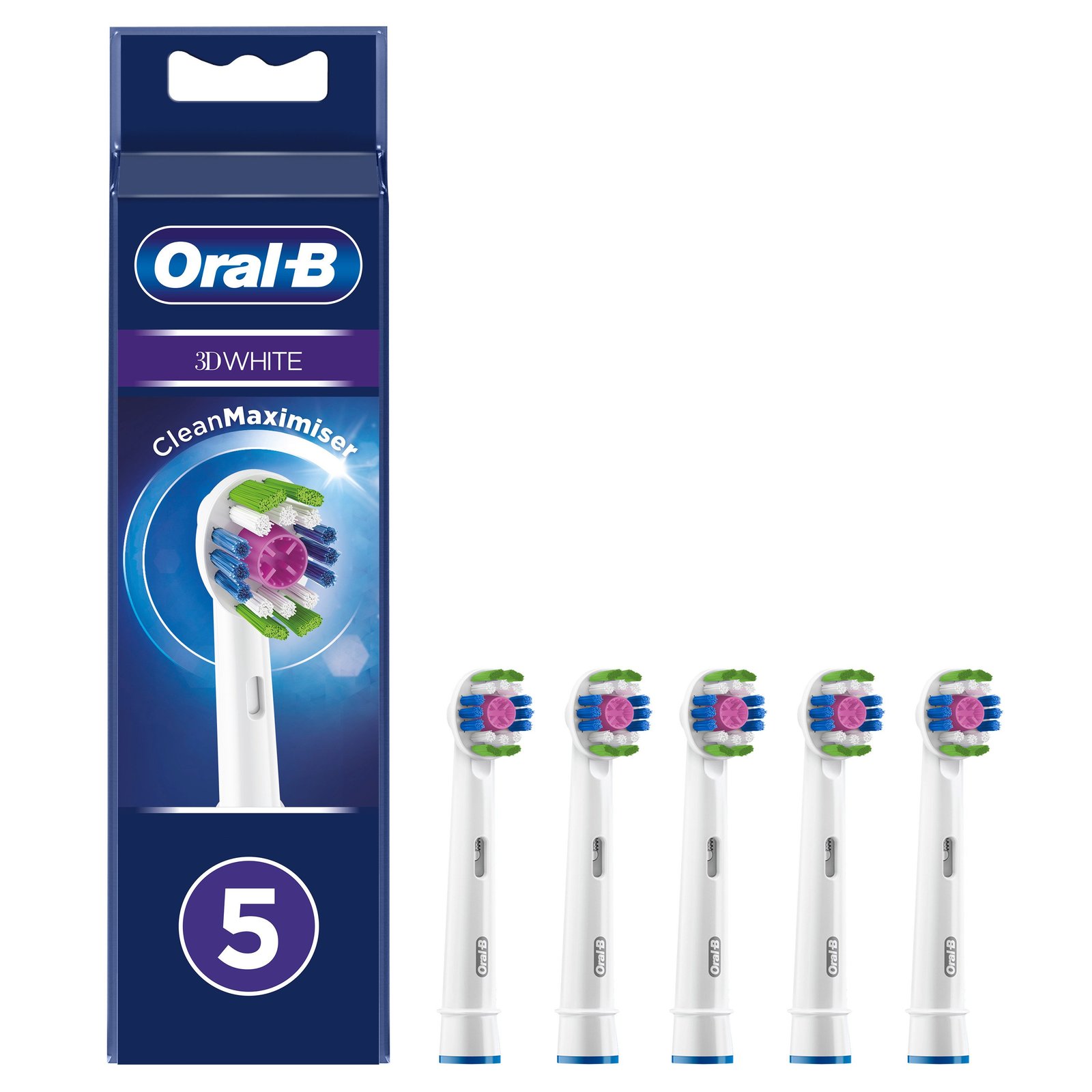 Oral-B 3D White Tandborsthuvuden 5 st