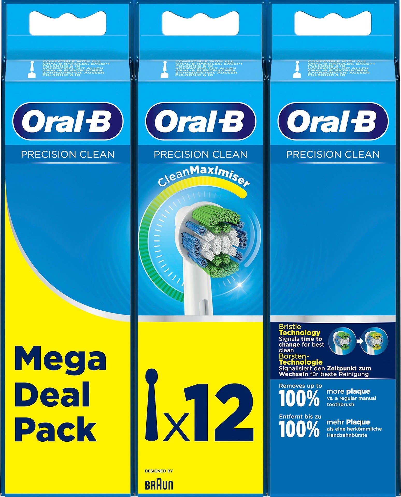Oral-B Precision Clean Tandborsthuvud 12 st