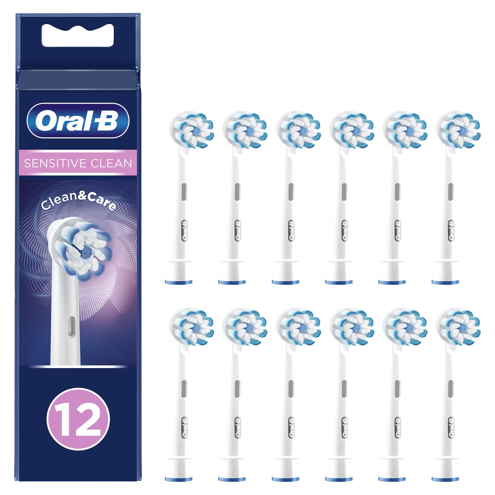 Oral-B Sensitive Clean Tandborsthuvud 12 st