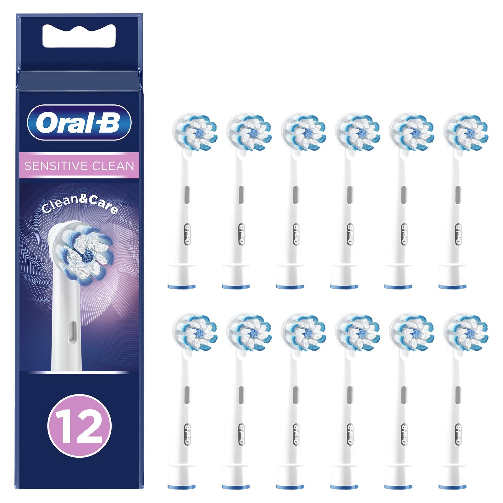 Oral-B Sensitive Clean Tandborsthuvud 12 st