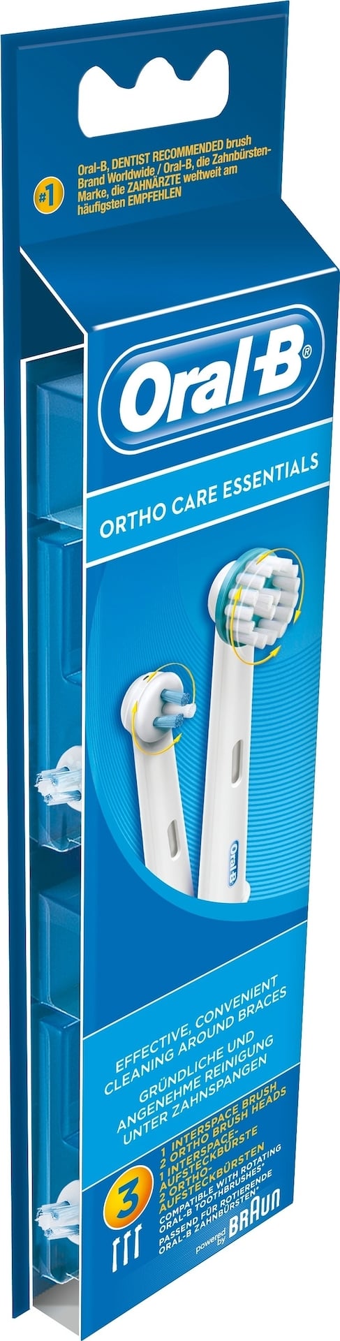 Oral-B Ortho Kit Borsthuvud Refill 3 st