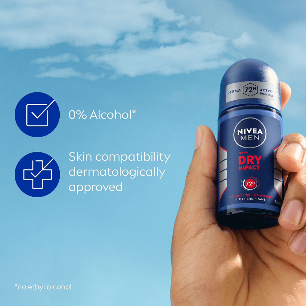 NIVEA MEN Deo Dry Impact Roll-on 50 ml