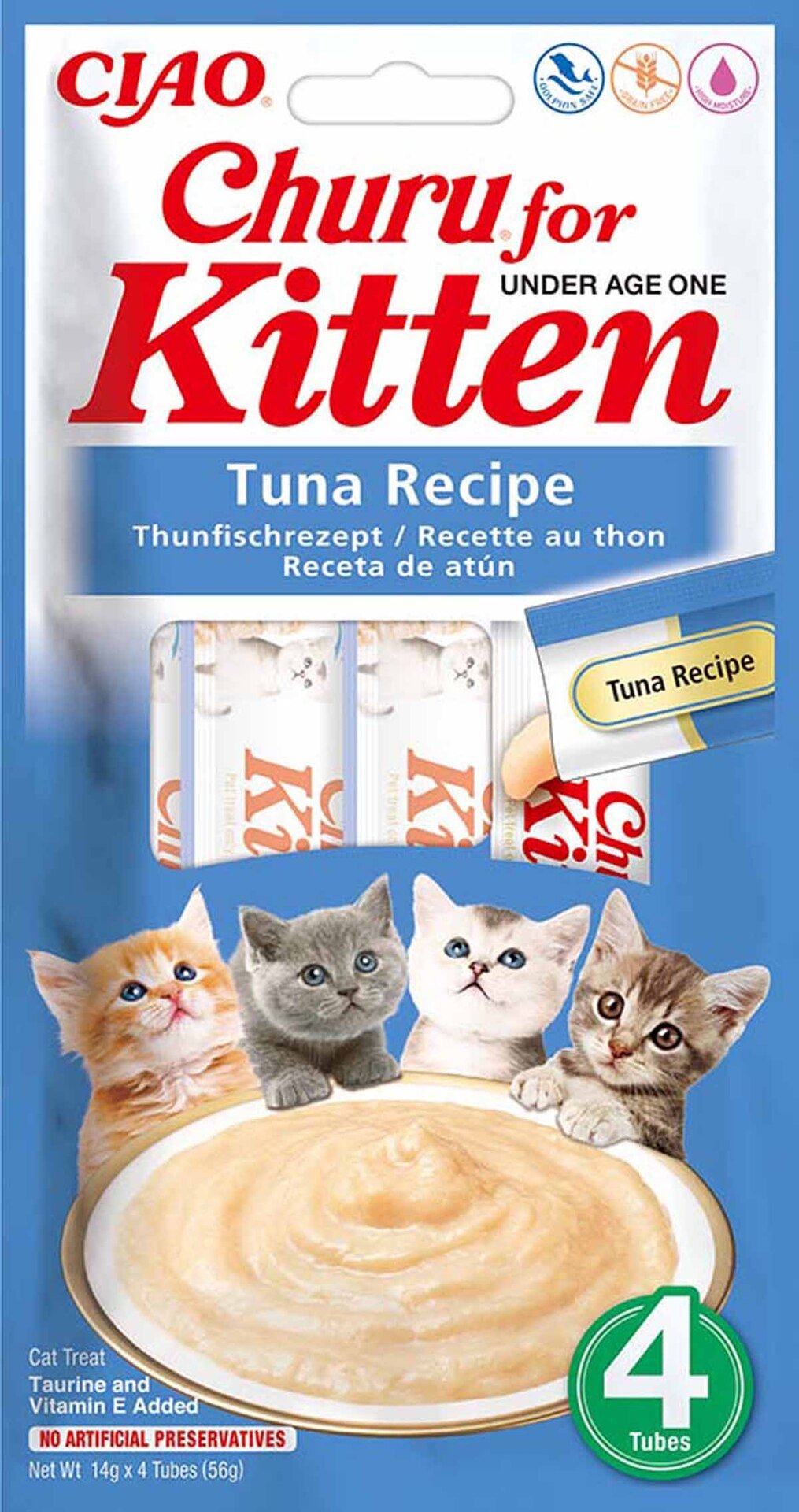 Churu Kitten Tuna 4 st under age 1
