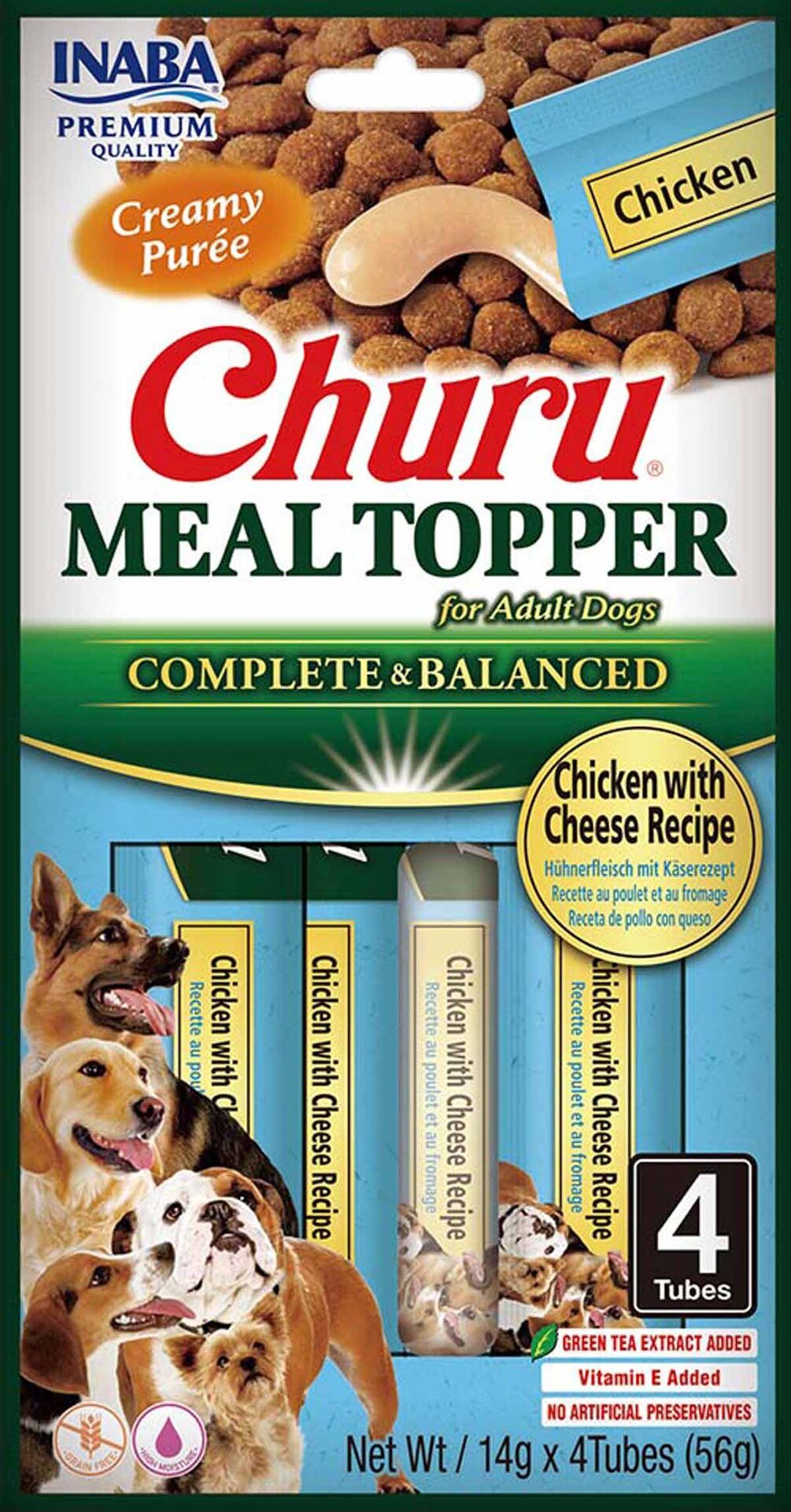 Churu Dog Meal Topper Chicken/Cheese 4 st