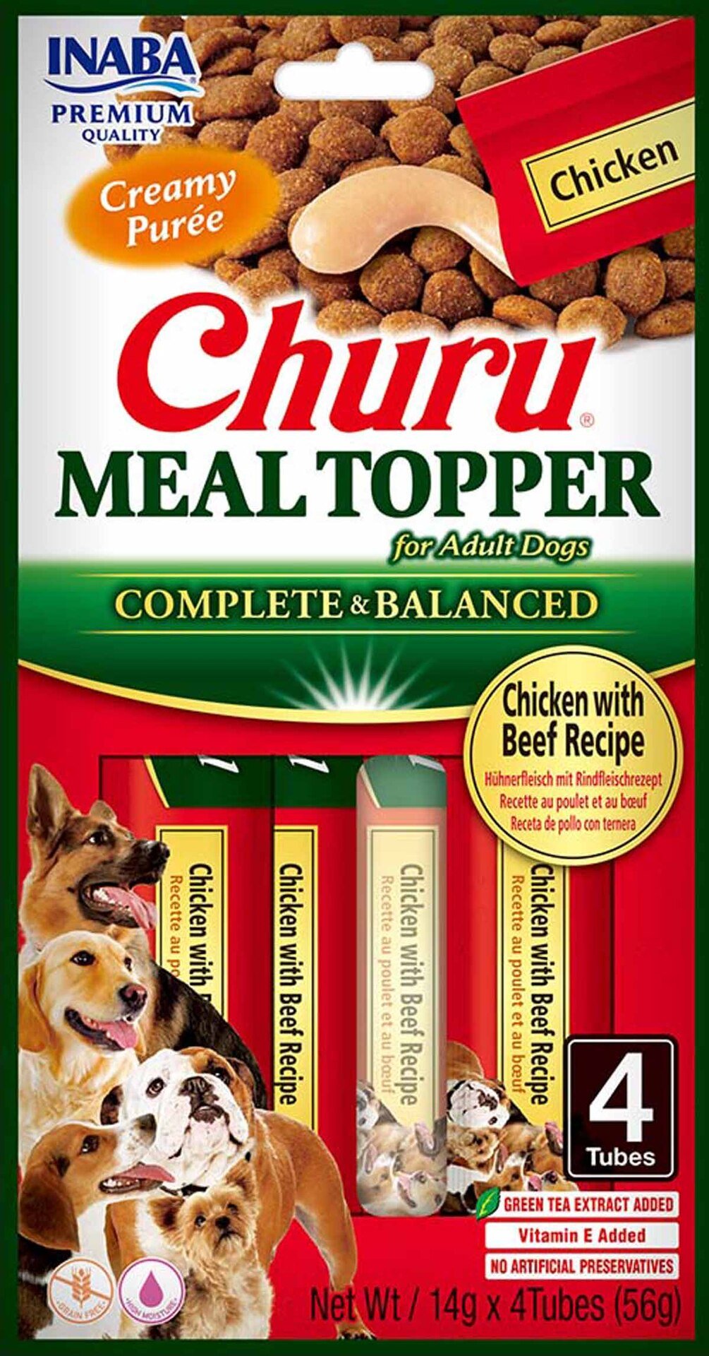 Churu Dog Meal Topper Chicken/Beef 4 st