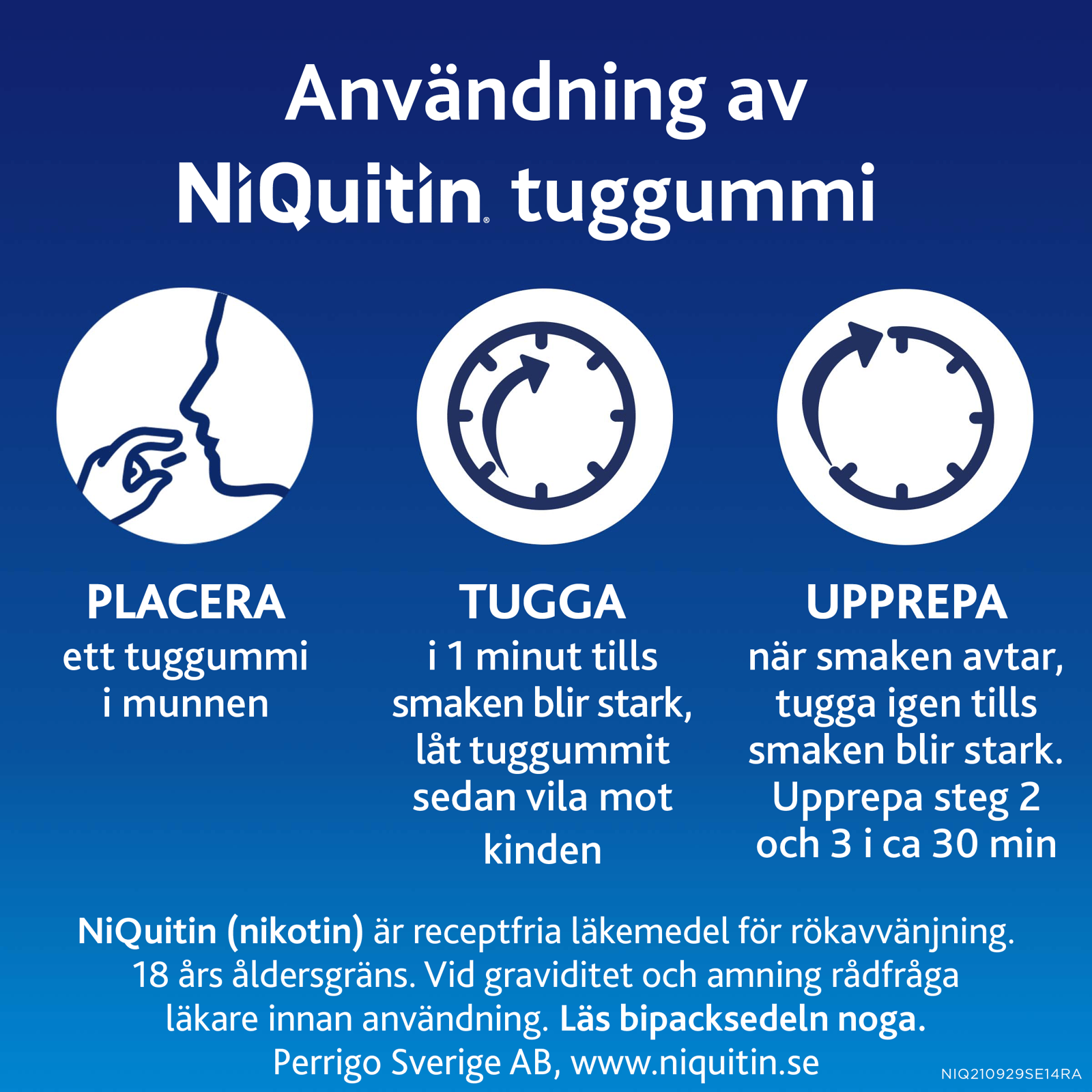 NiQuitin Mint 4 mg Medicinskt tuggummi 200 st