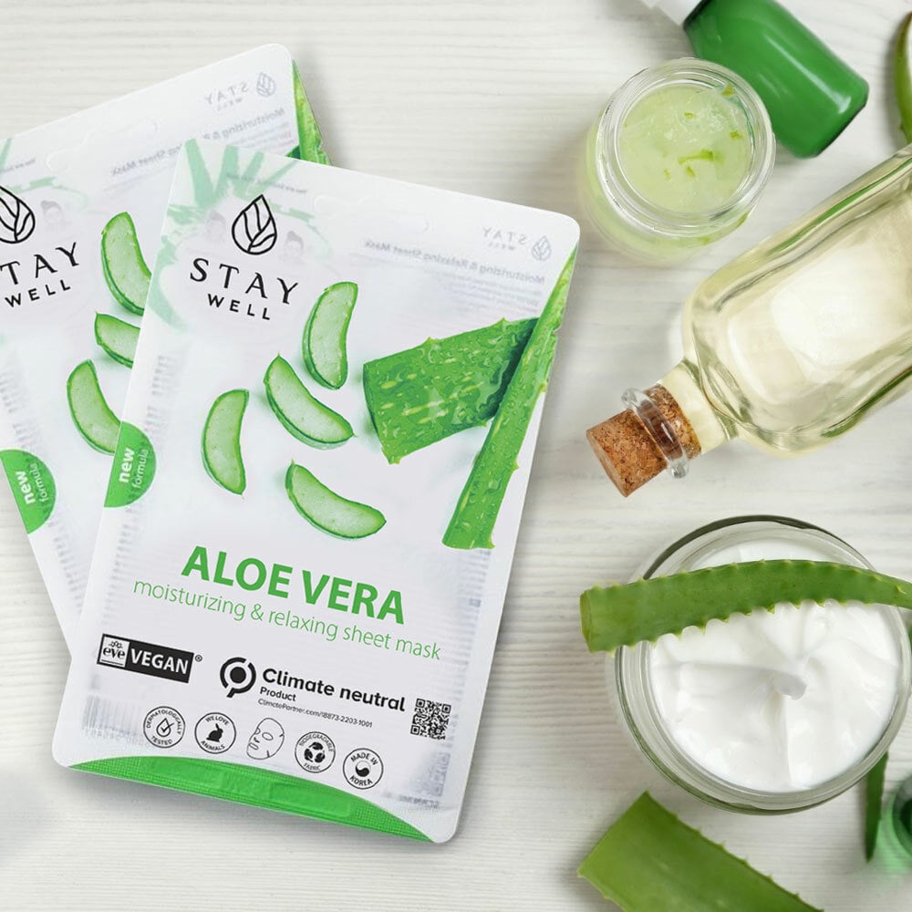 STAY Well Vegan Sheet Mask Aloe 20 g