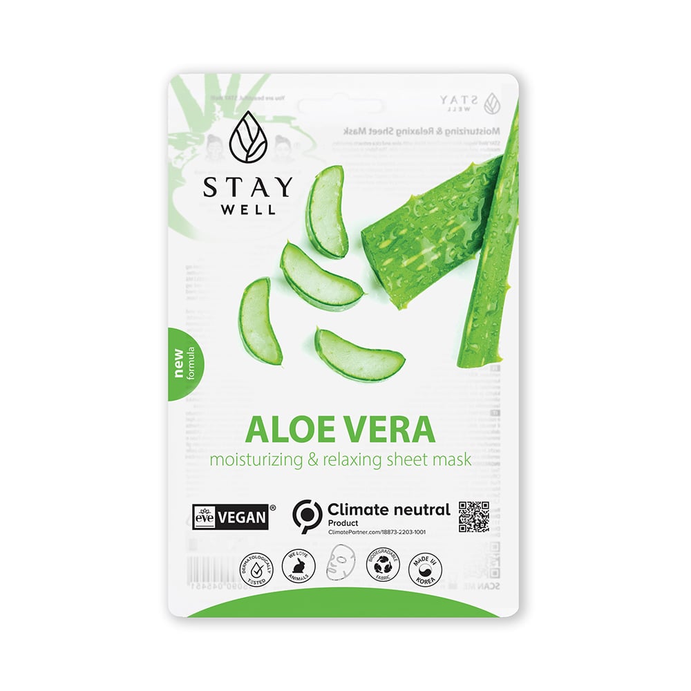 STAY Well Vegan Sheet Mask Aloe 20 g