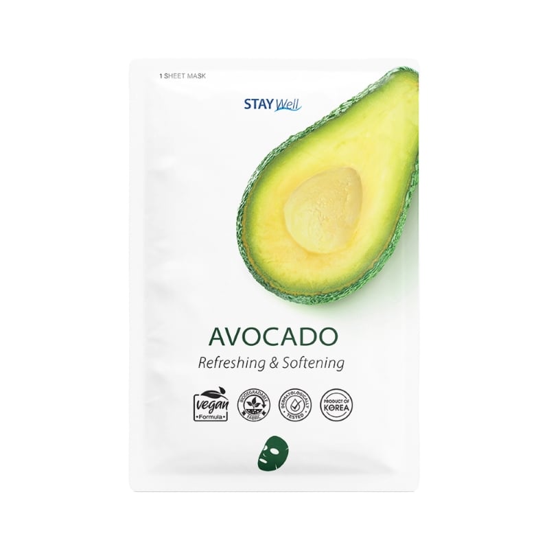 STAY Well Vegan Sheet Mask Avocado 20 g