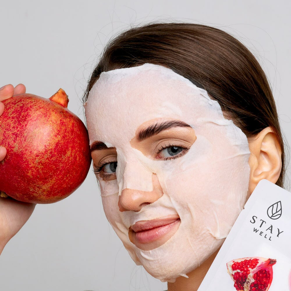 STAY Well Vegan Sheet Mask Pomegranate 20 g