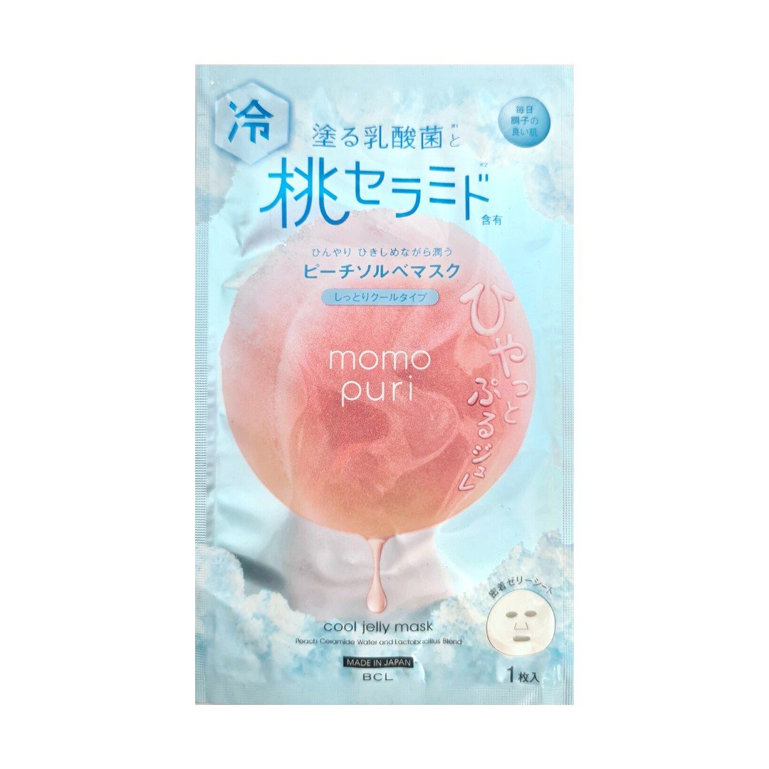 BCL Momopuri Cool Jelly Mask 1 st
