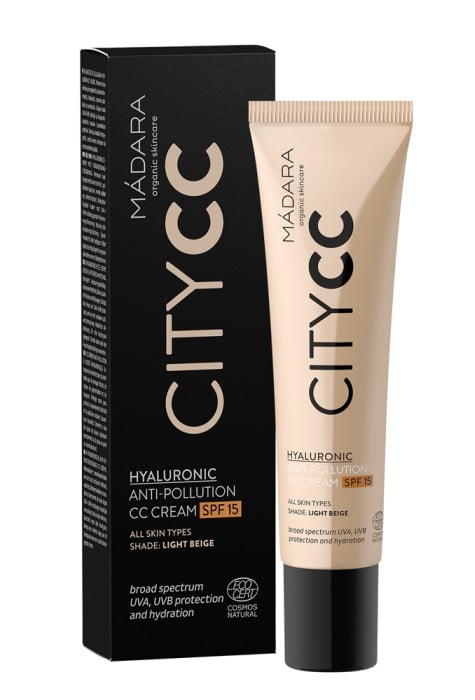 MÁDARA CityCC Hyaluronic Anti-pollution CC Cream SPF15 Light 40 ml