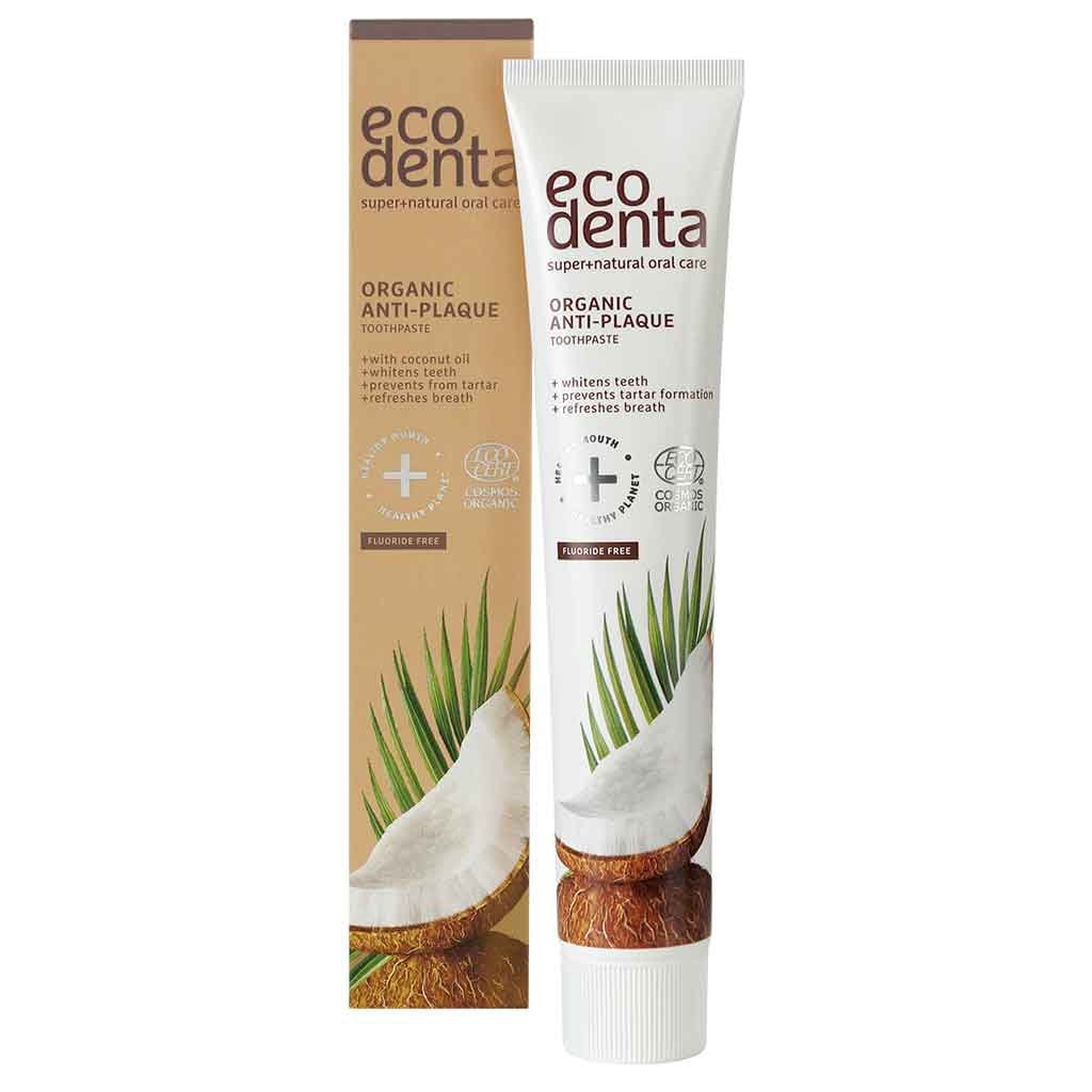 Ecodenta Cosmos Organic Anti-plaque Toothpaste Coconut Oil 75 ml