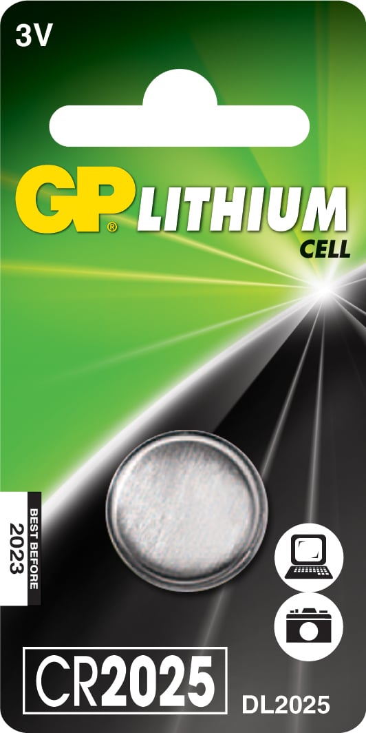 GP Lithium CR2025 Knappcellsbatteri 1 st