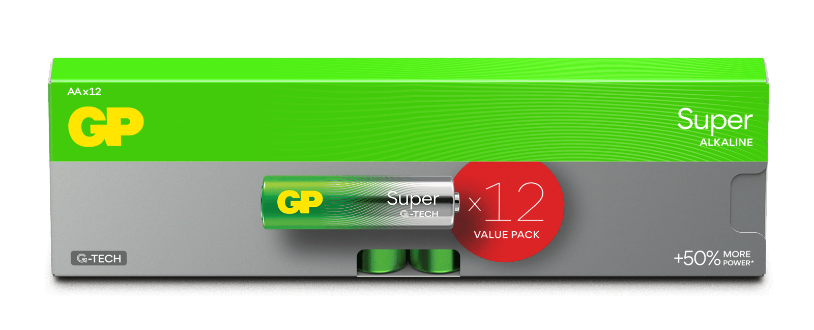 GP Super Alkaline AA 15A/LR6 Batterier 12-pack