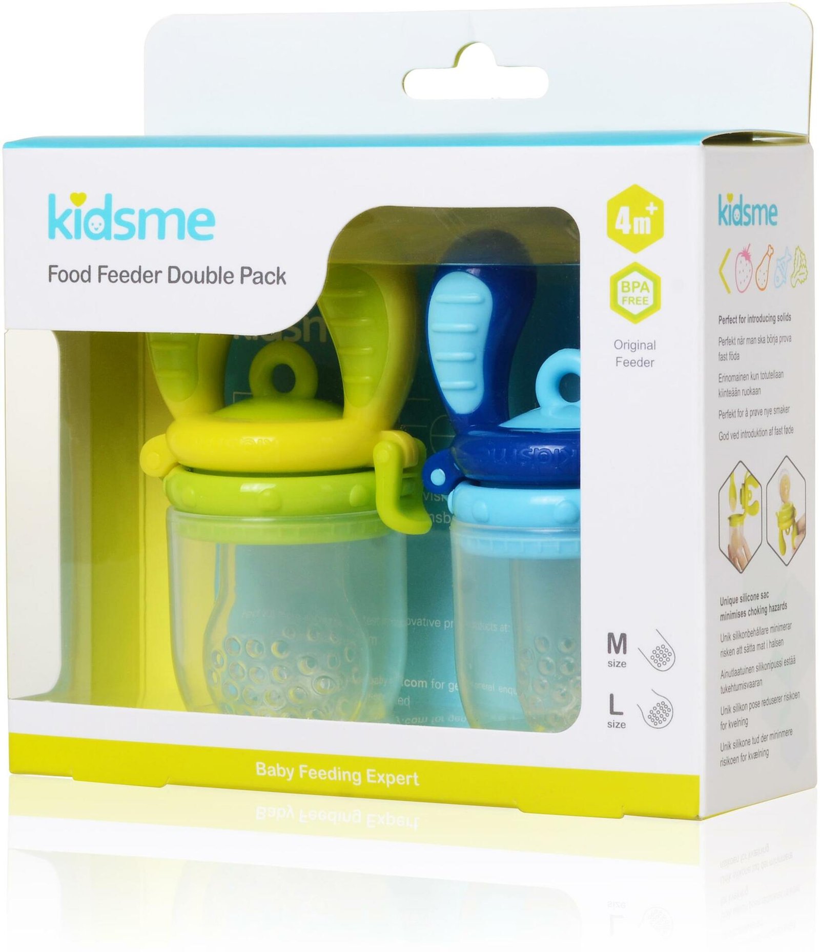 Kidsme FoodFeeder Double Pack 4m+ & 6m+ 2 st