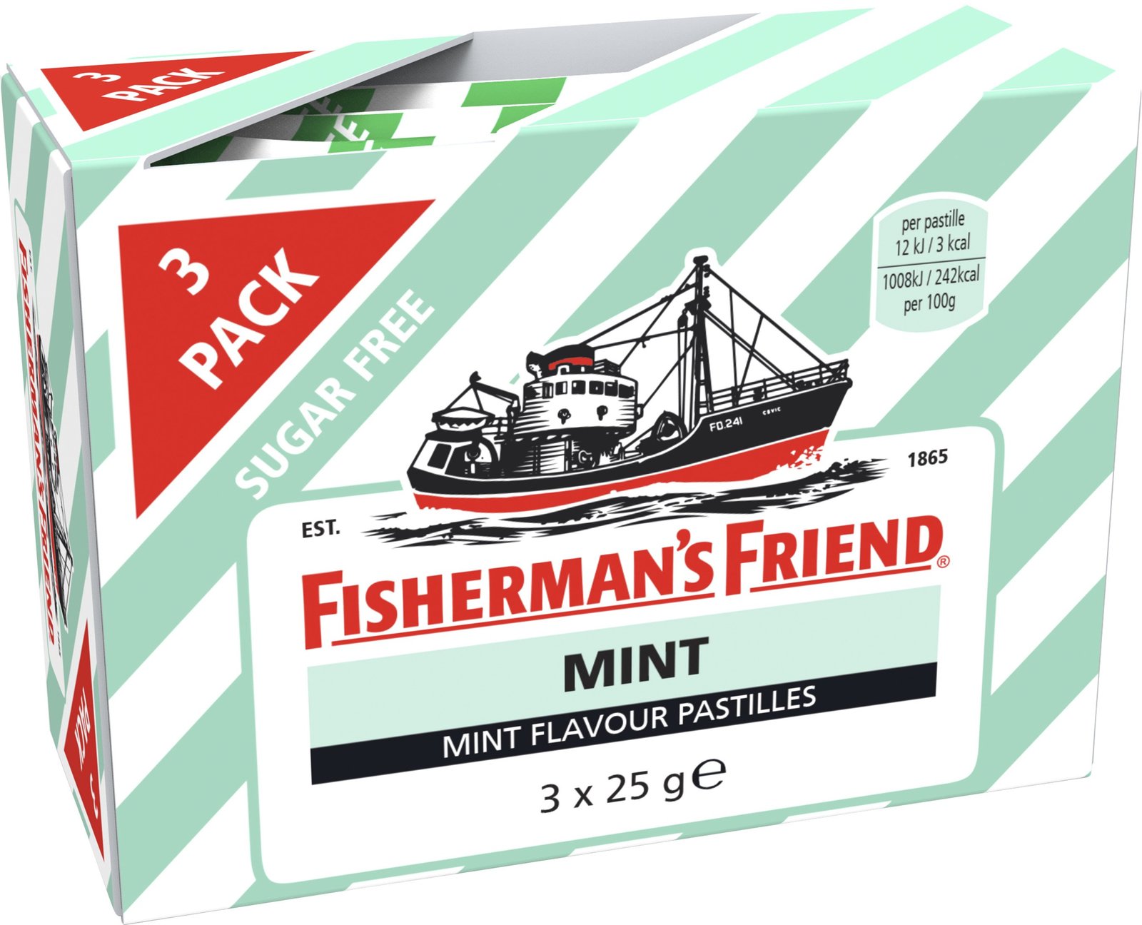 Fisherman's Friend Mint 3 x 25 g