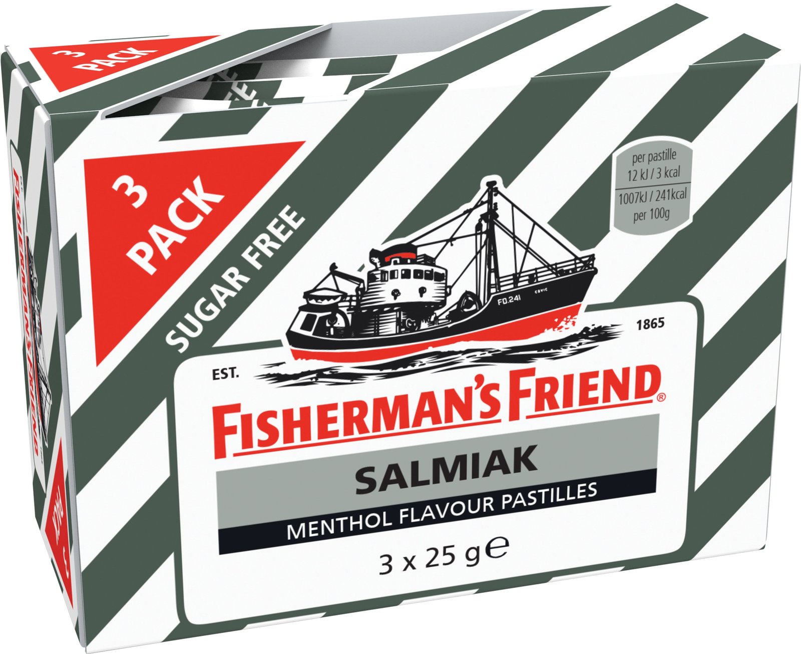 Fisherman's Friend Salmiak 3 x 25 g