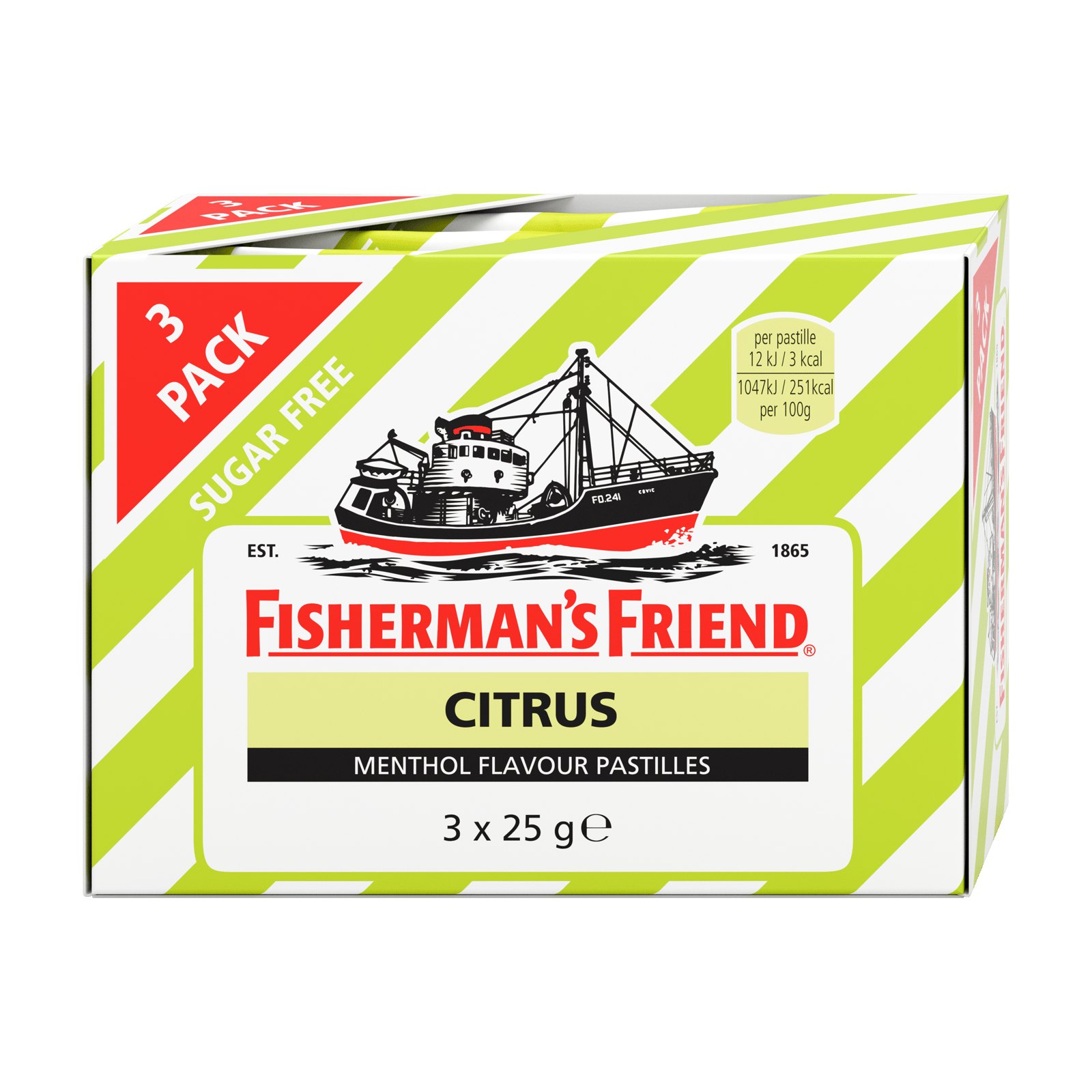 Fisherman's Friend CITRUS 3P 75G S/FR
