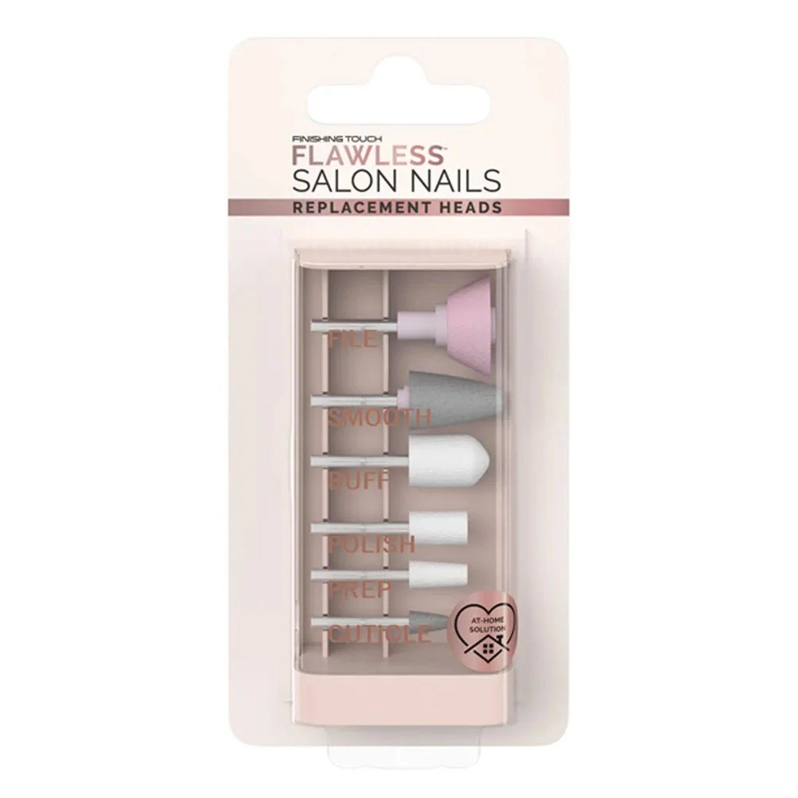 Finishing Face Flawless Salon Nail Replacement Heads 6-pack