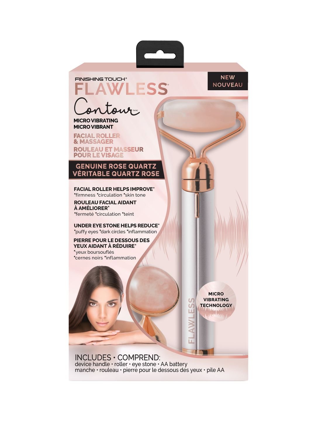 Finishing Touch FLawless Contour Facial Roller & Massager 1 st