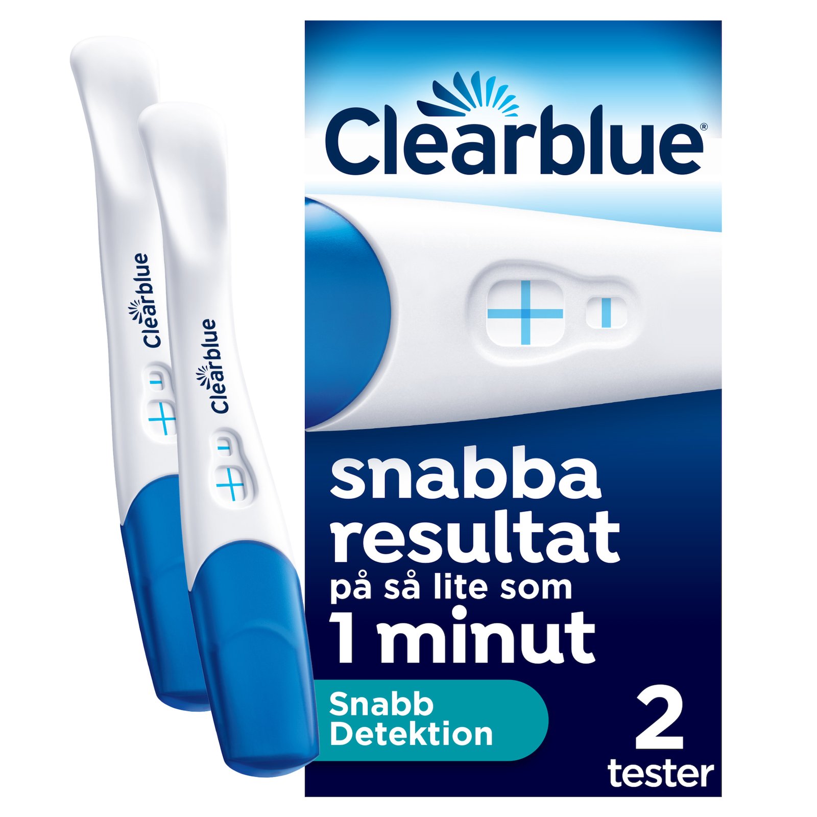 Clearblue Graviditetstest Snabb Detektion 2 st