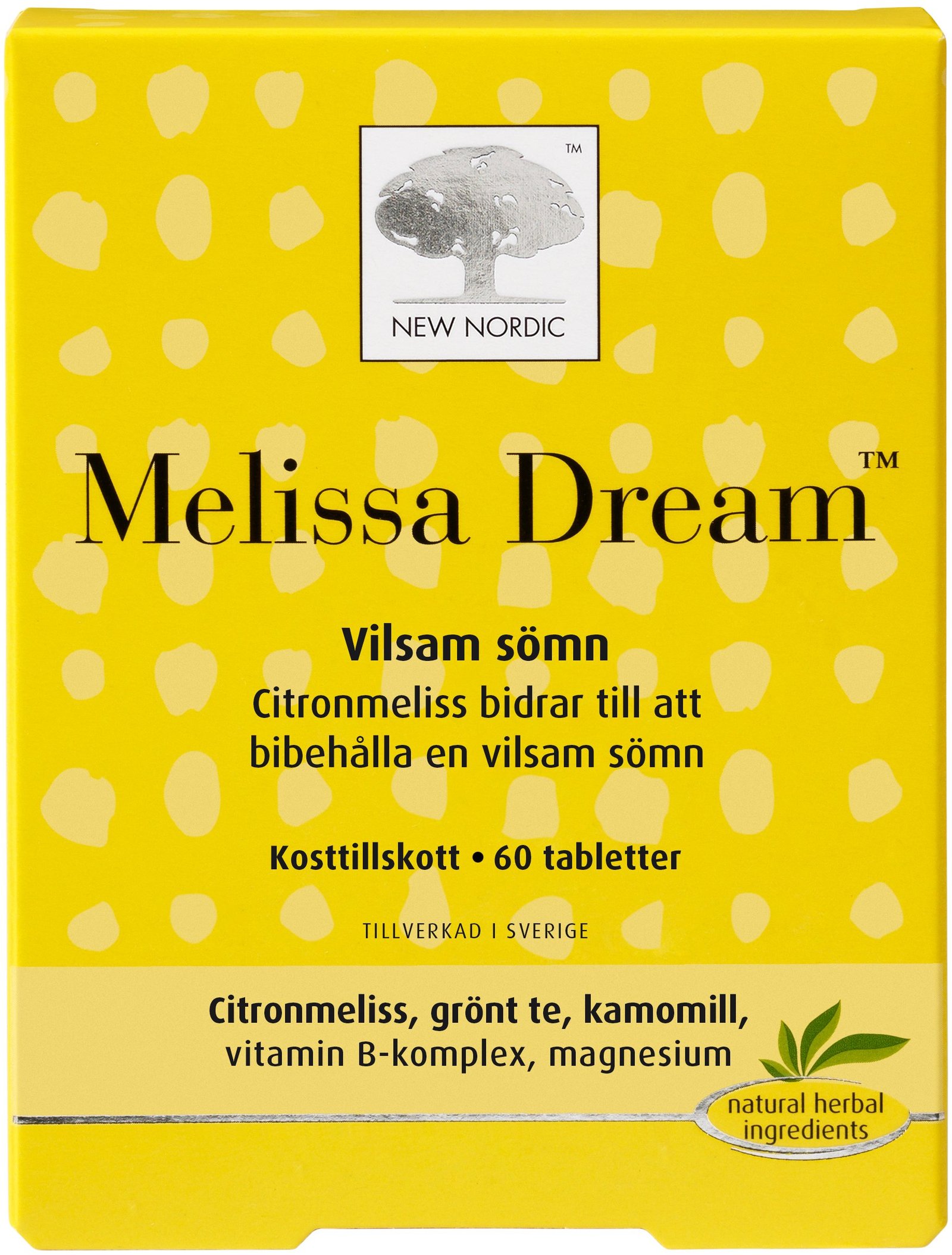 Melissa Dream kosttillskott 60 st