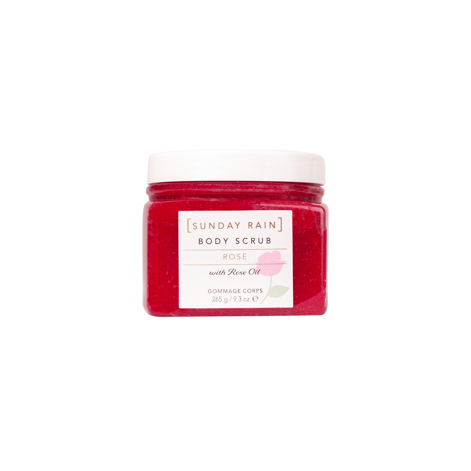 Sunday Rain Rose Body Scrub 265 g