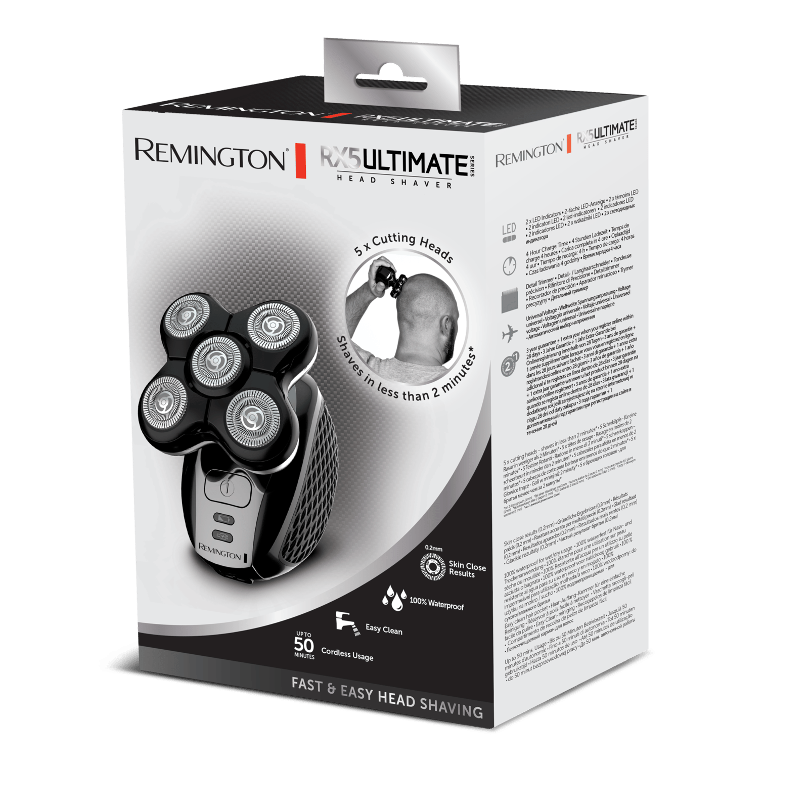 REMINGTON Ultimate Series RX5 Rakapparat för huvudet