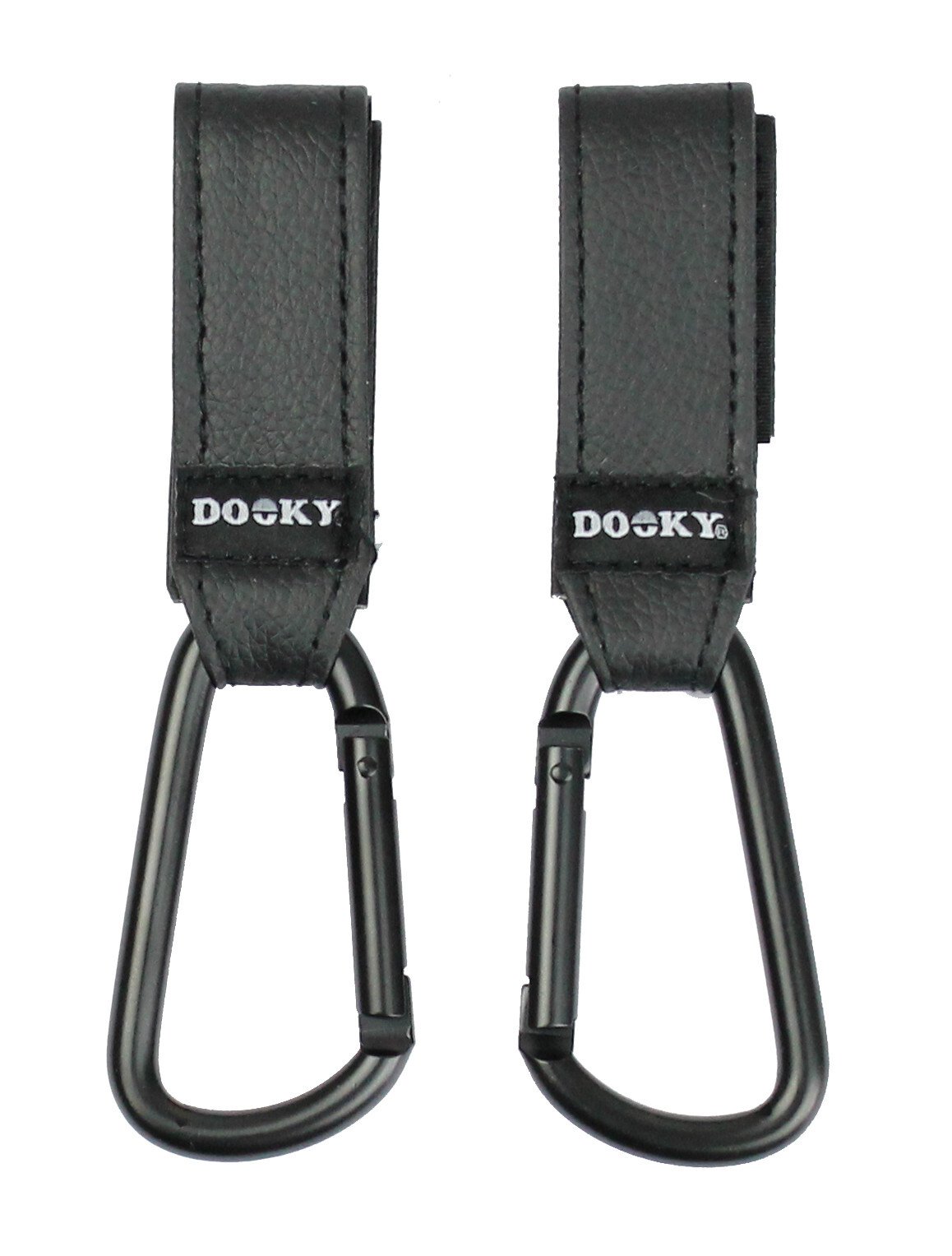 Dooky Buggy Hook Small Black 2 st