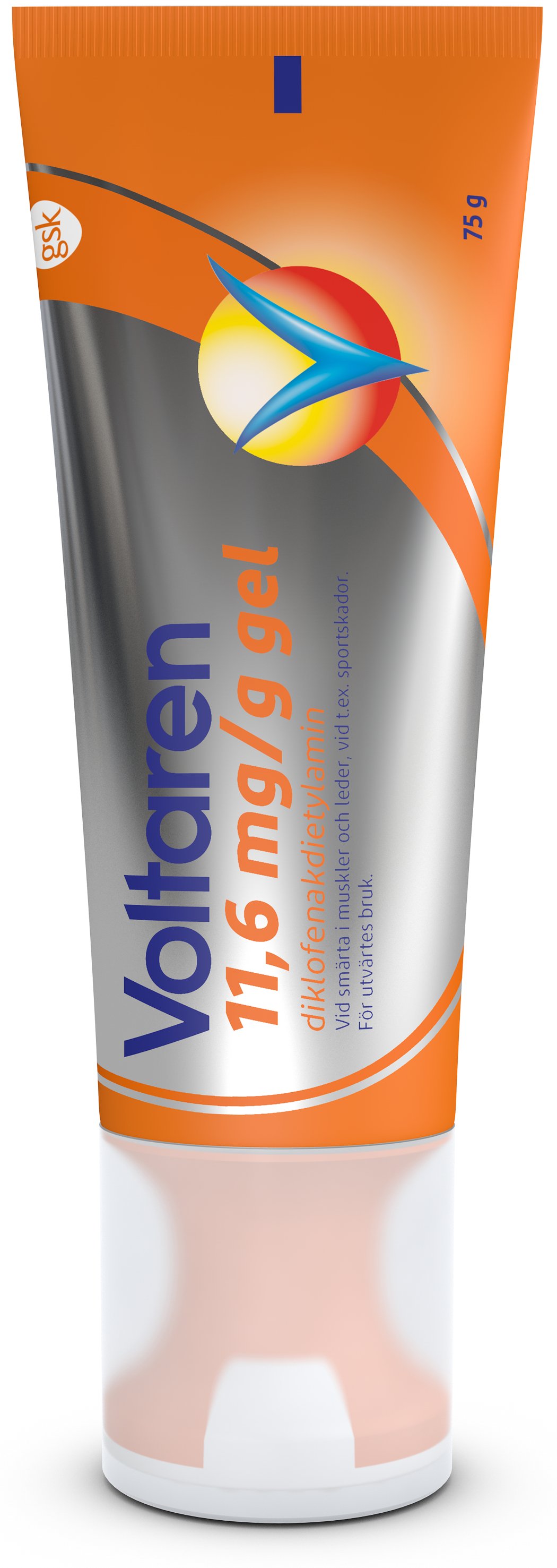 Voltaren Emugel 11,6 mg/g med enkel appliceringskork 75 g