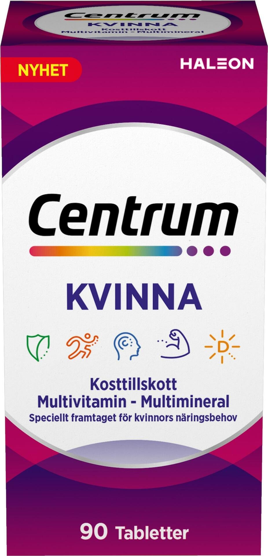 Centrum Kvinna Multivitamin/Multimineral 90 tabletter