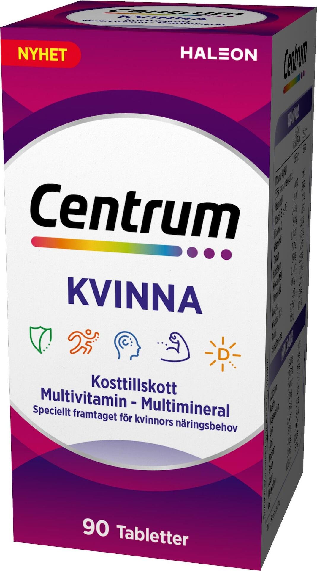 Centrum Kvinna Multivitamin/Multimineral 90 tabletter