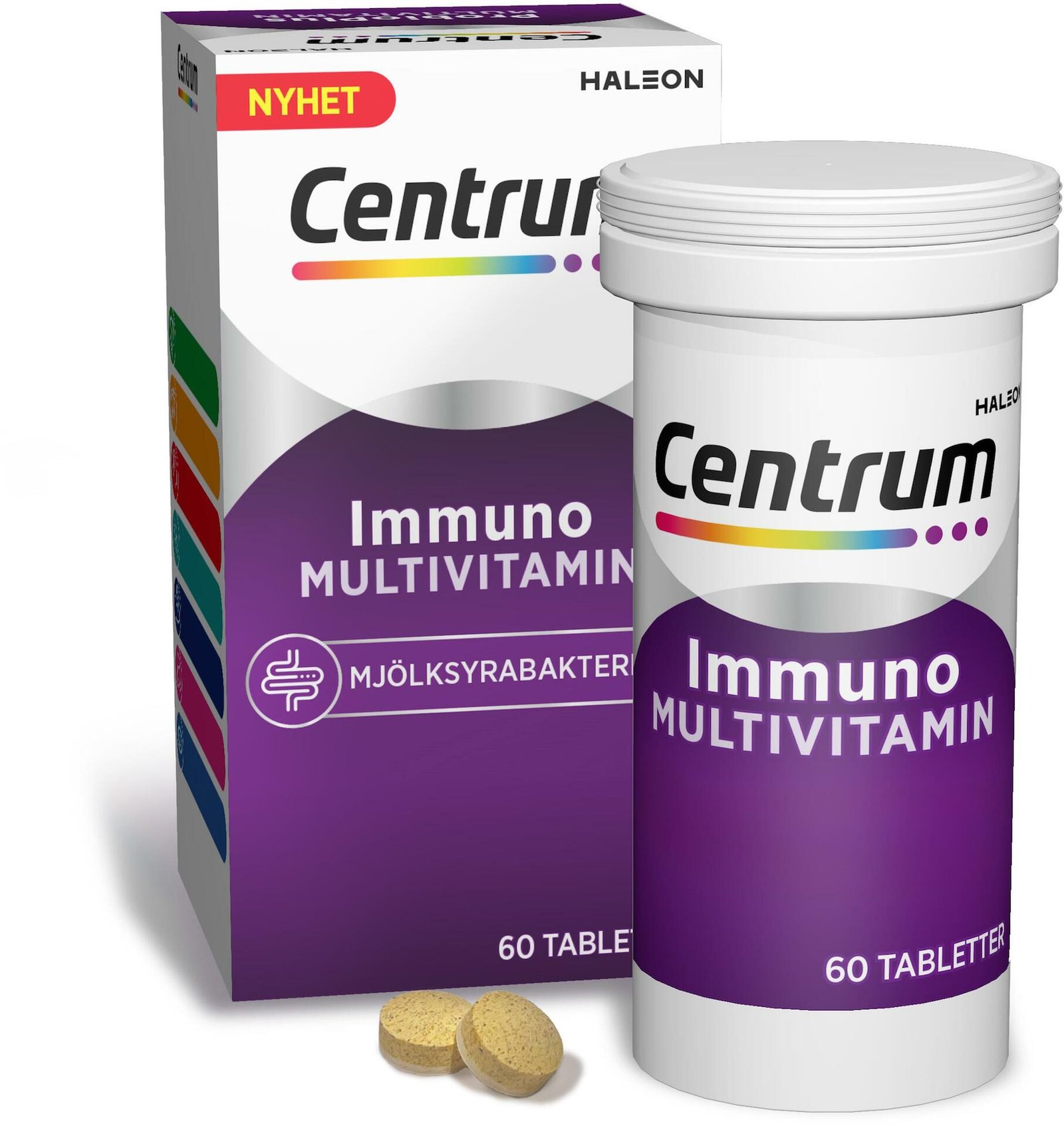 Centrum Immuno Multivitamin & Mjölksyrabakterier 60 tabletter