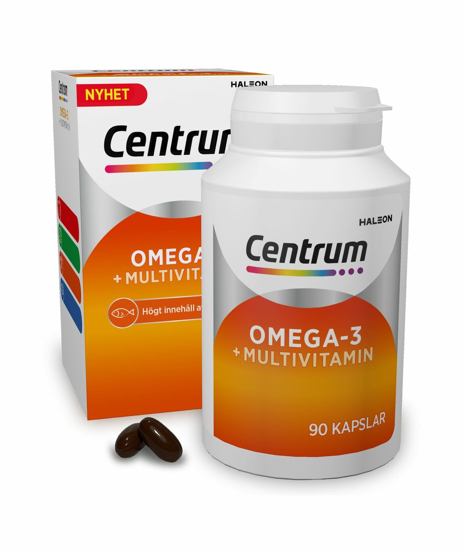 Centrum Omega-3 + Multivitamin 90 kapslar