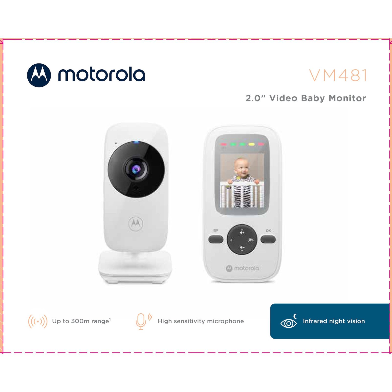 Motorola Baby Monitor VM481 Video 1 st