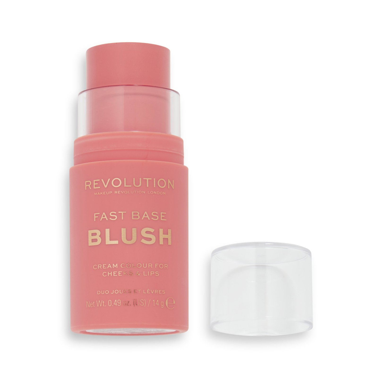 Makeup Revolution Fast Base Blush Stick Peach 14g